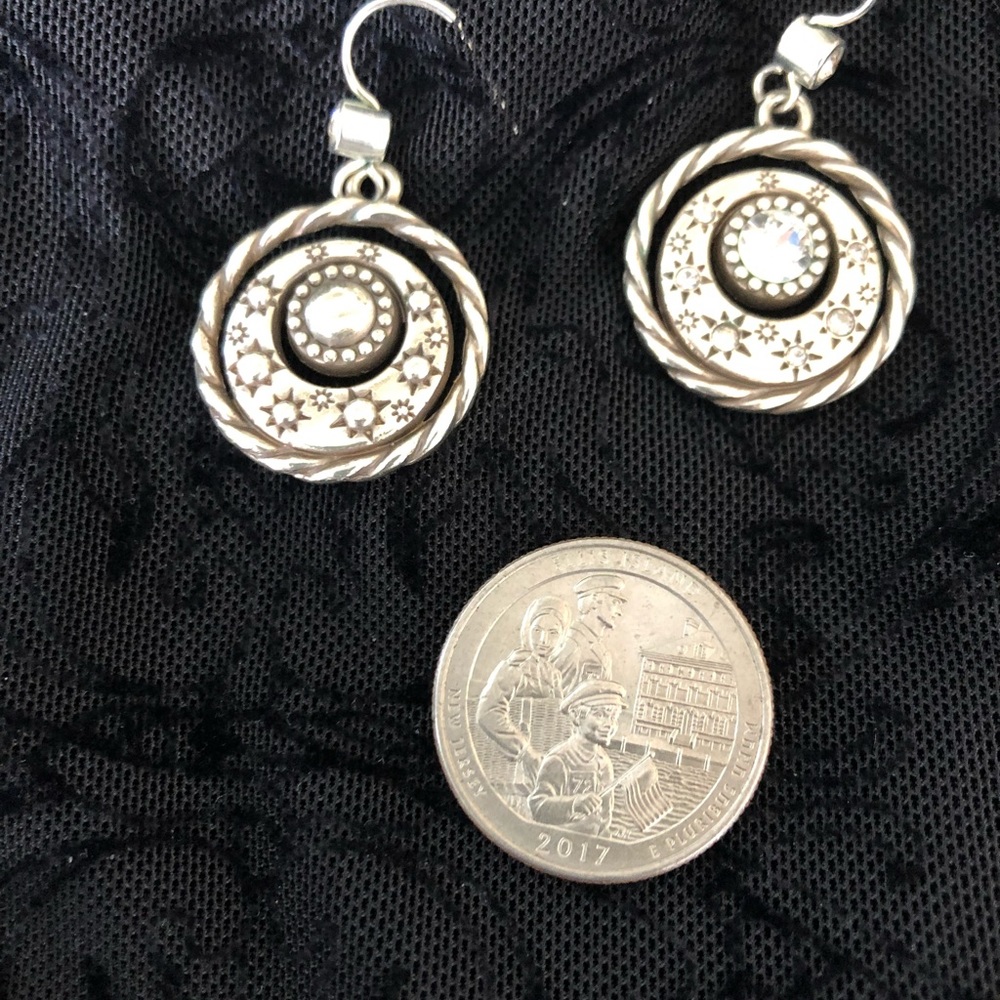 BRIGHTON Halo crystal earrings